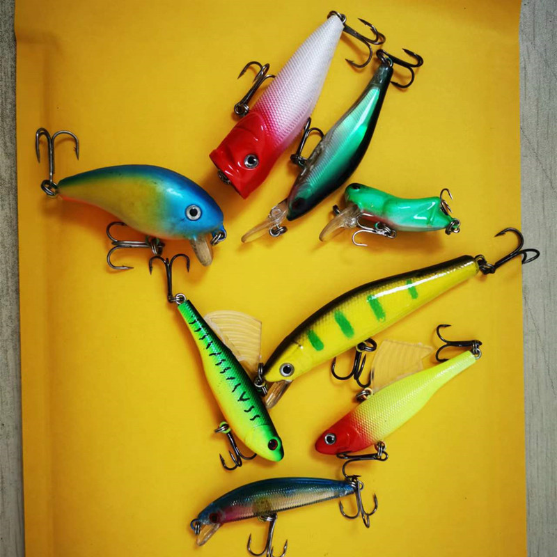Fishing Lure Popper - Cổ Giải Phóng Mặt Bằng Mồi