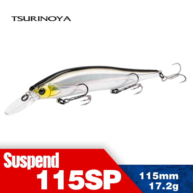 Fishing Lure Jerkbait - TSURINOYA 115Mm 17.2G Đình Chỉ Minnow