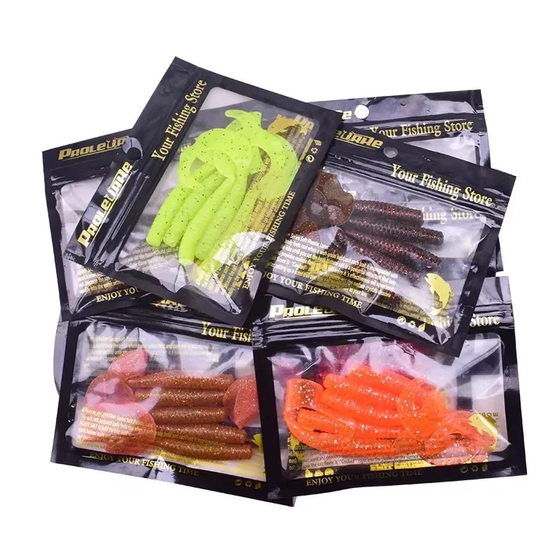 5pcs/Lot Worm Curly Soft Bait  - đánh giá và giá Fishing Lure Swimbait