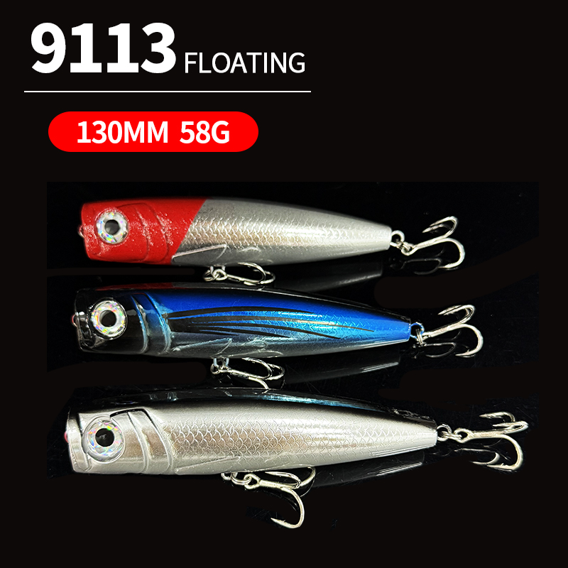 130mm 58g Big Popper Fishing L - đánh giá và giá Fishing Lure Jerkbait