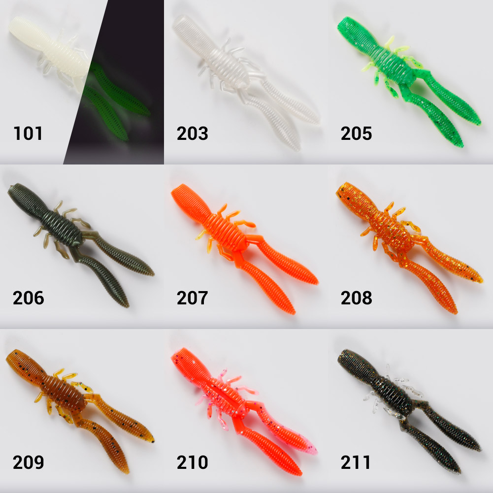 NOEBY Trận Tôm Craw Mềm Dụ 75M - đánh giá và giá Fishing Lure Swimbait