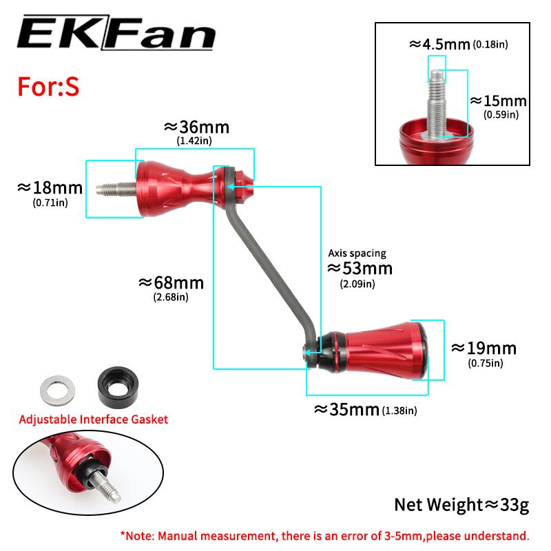 EKfan 68MM Carbon Fiber Spinni - đánh giá và giá Fishing Lure Spinner
