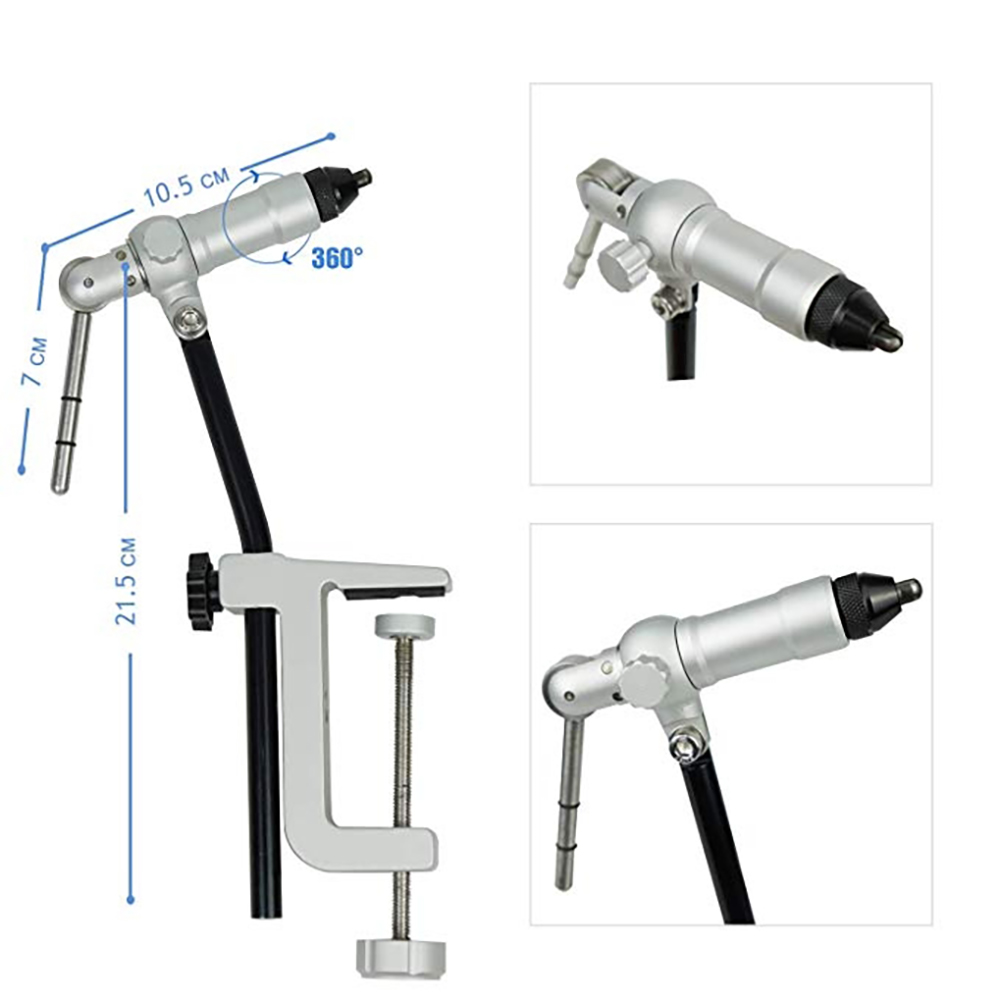 True Rotary Fly Tying Vise and - đánh giá và giá Fishing Lure Making Kit