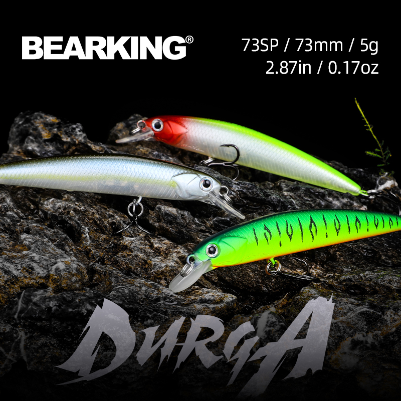 BEARKING Mẫu Mới 73Mm 5G Chất  - đánh giá và giá Fishing Lure Topwater