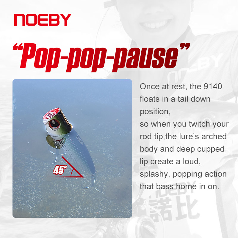 Noeby Popper Mồi Câu Cá 105Mm  - đánh giá và giá Fishing Lure Buzzbait