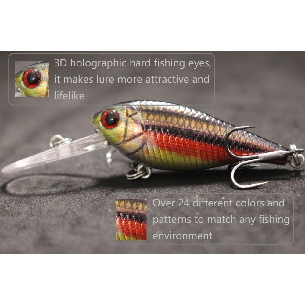 Wlure 8G 8 Cm 3 Mét Độ Sâu Màu - đánh giá và giá Fishing Lure Crankbait