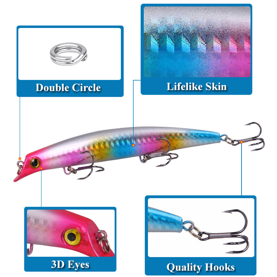 6pcs Crankbaits Fishing Lures  - đánh giá và giá Fishing Lure Swimbait