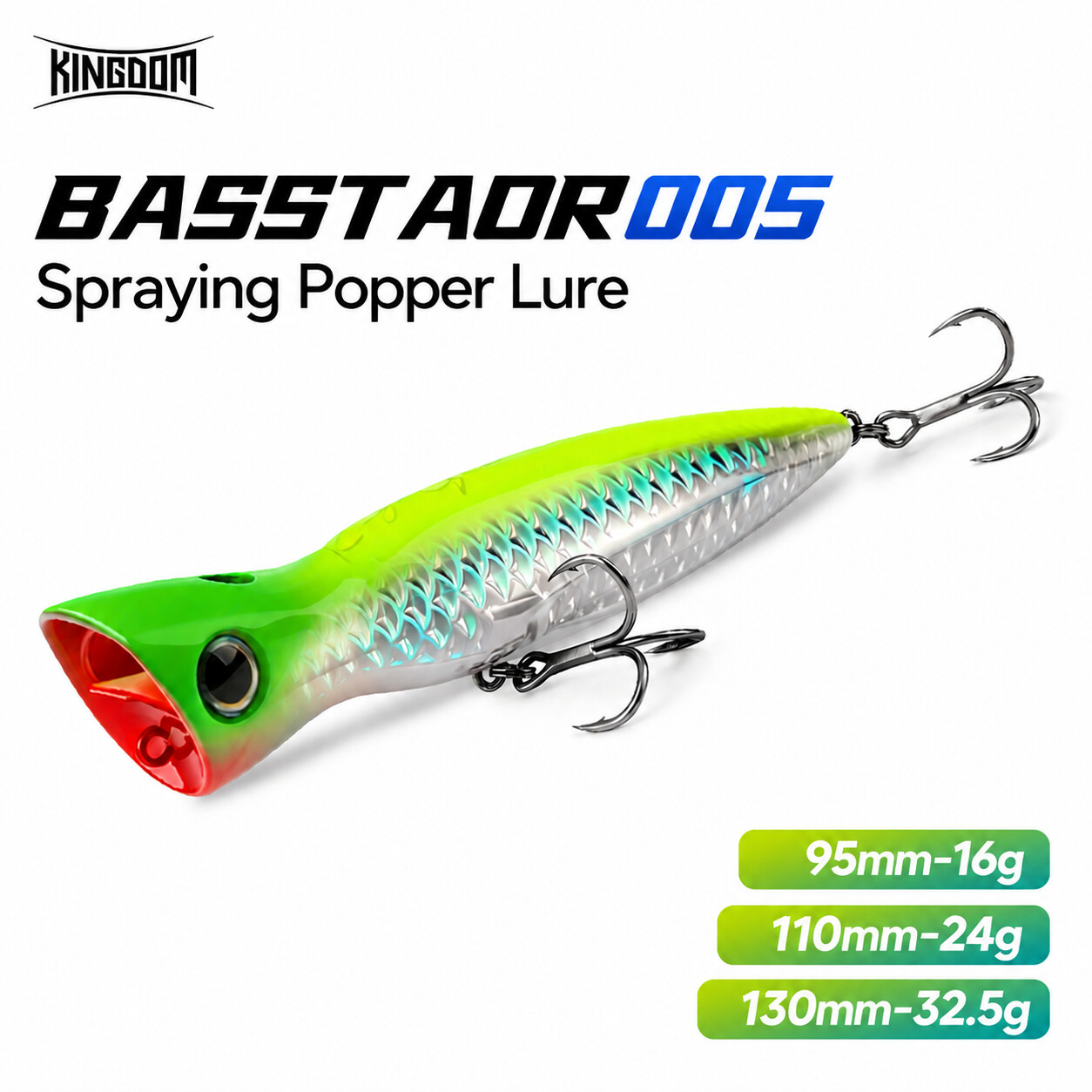 Kingdom Basstaor Popper Lure 9 - đánh giá và giá Fishing Lure Popper