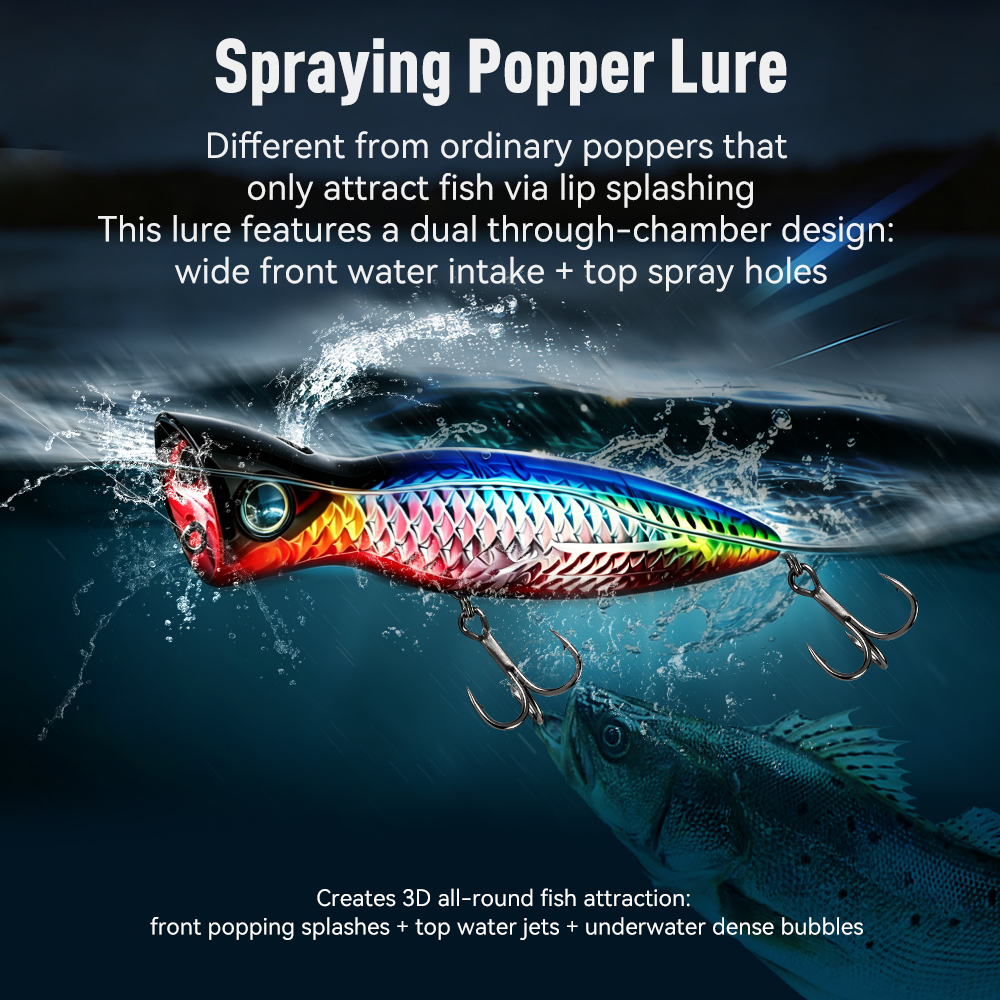 Kingdom Basstaor Popper Lure 9 - đánh giá và giá Fishing Lure Popper