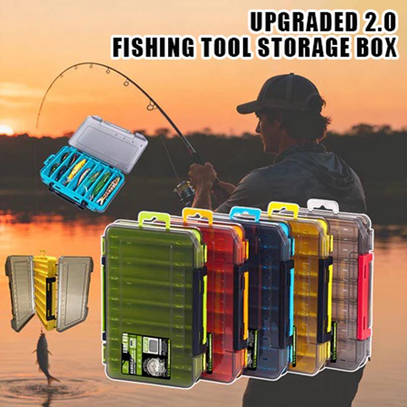 Double-Sided Compact Tackle Bo - đánh giá và giá Fishing Lure Box