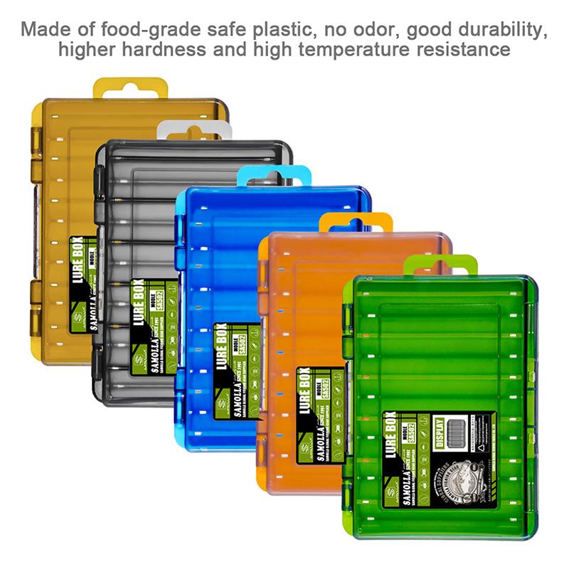 Double-Sided Compact Tackle Bo - đánh giá và giá Fishing Lure Box