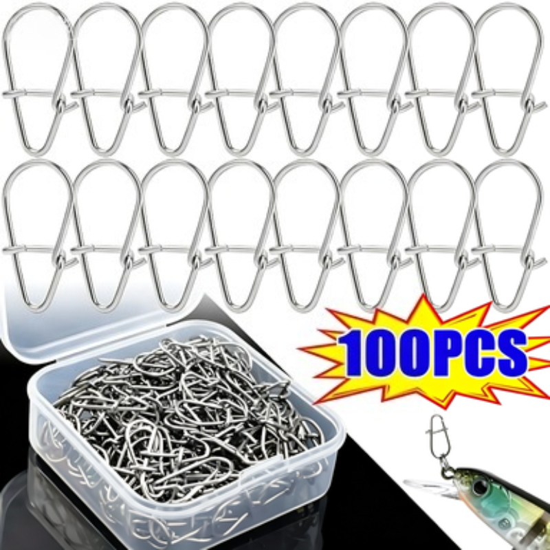 100PCS Stainless Steel Fishing - đánh giá và giá Fishing Lure Accessories