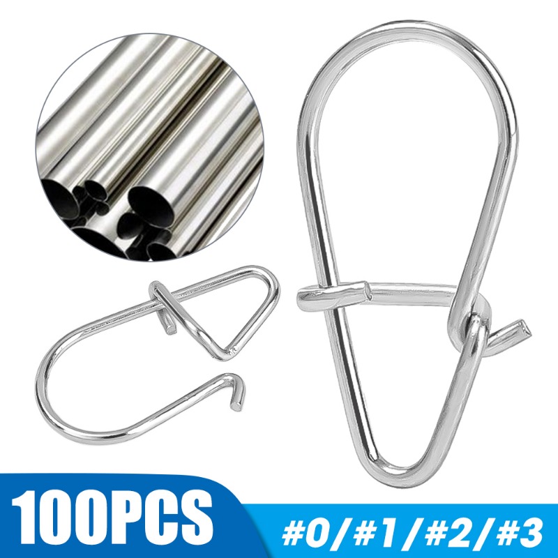 100PCS Stainless Steel Fishing - đánh giá và giá Fishing Lure Accessories