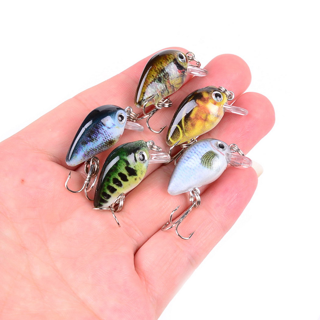 30Mm 2G Điên Wobbler Mini Topw - đánh giá và giá Fishing Lure Topwater